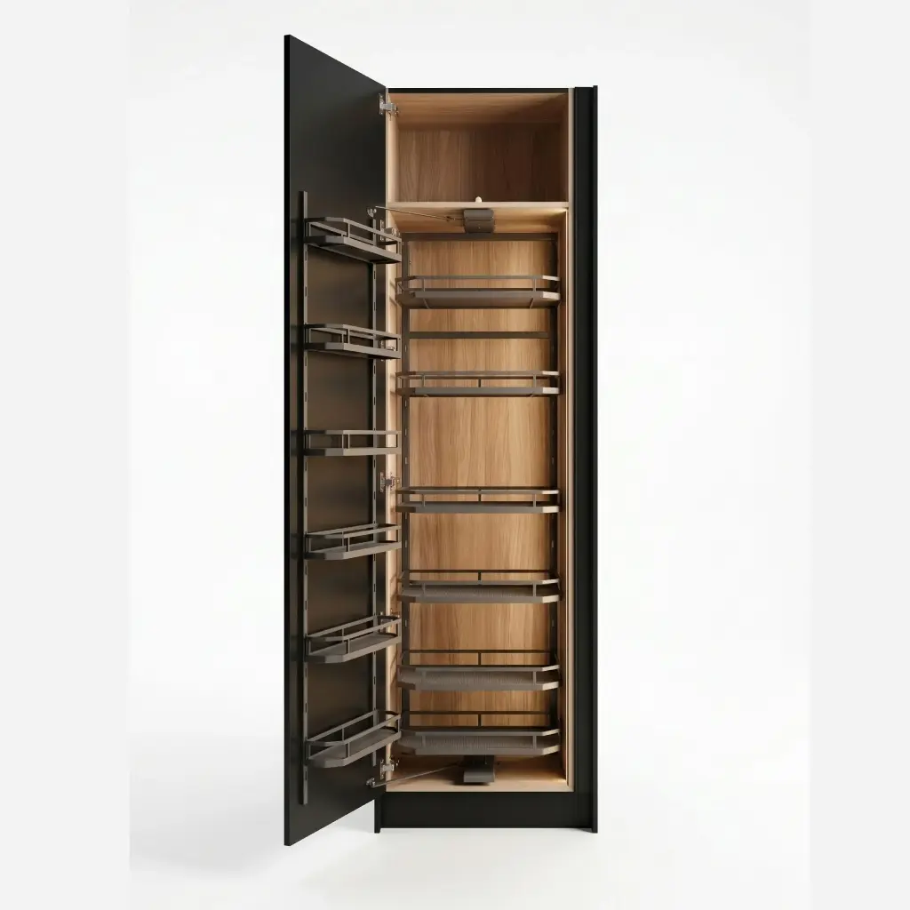 Cargo GTV, tall unit, 450 cm cabinet, 6 levels, with soft-close guides, anthracite