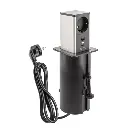 Furniture socket TOWER, Black
