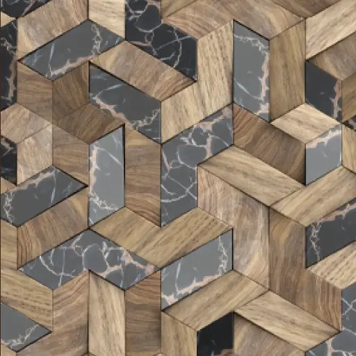 [g8100] UV Lac ArtWOOD MARBLE MDF GREEN