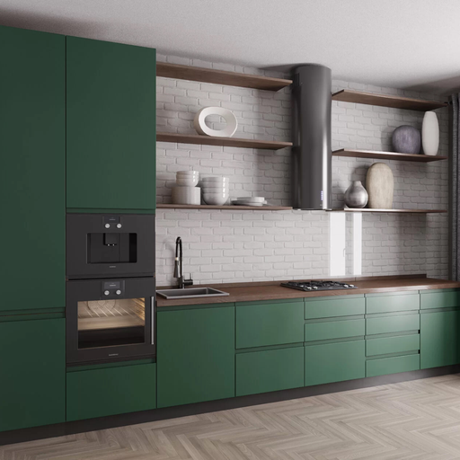 [01017] EDGE SOLID MATT Green Saphire 22*08 