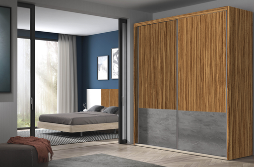 [03069] EDGE WOODEN MATT Coffee Bay Zebrawood22*08