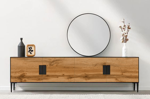 [003220] EDGE WOODEN MATT Eureka Oak 50*08