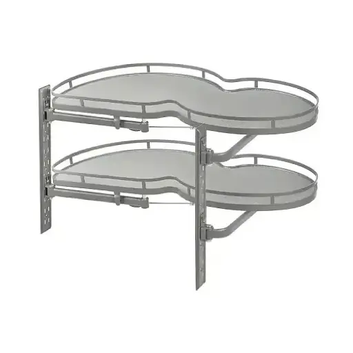 [KN-10-RAP] Corner basket 1000, RIGHT, flat bar, anthracite